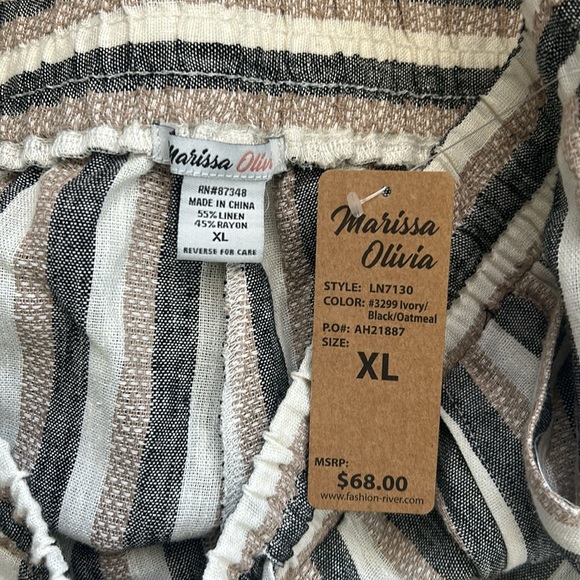 Drawstring lightweight baggy pants - Picture 4 of 4